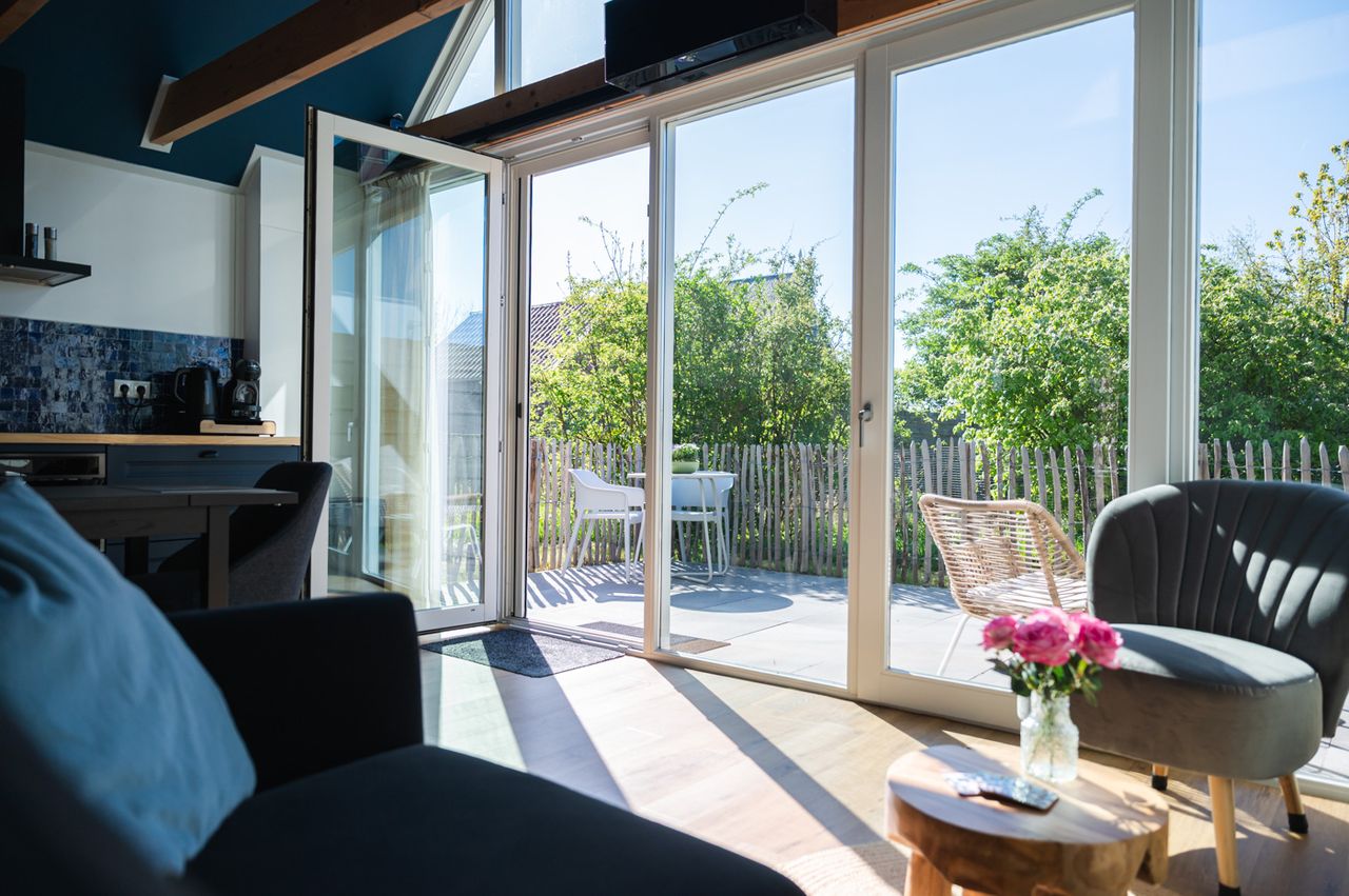 Terras met tuinmeubilair