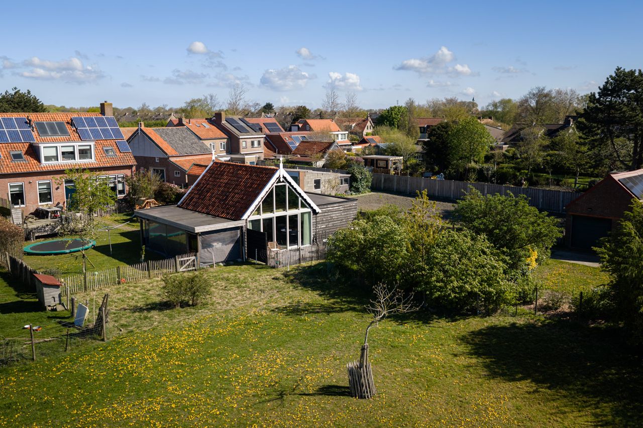 Uitzicht op het Zeeuwse landschap